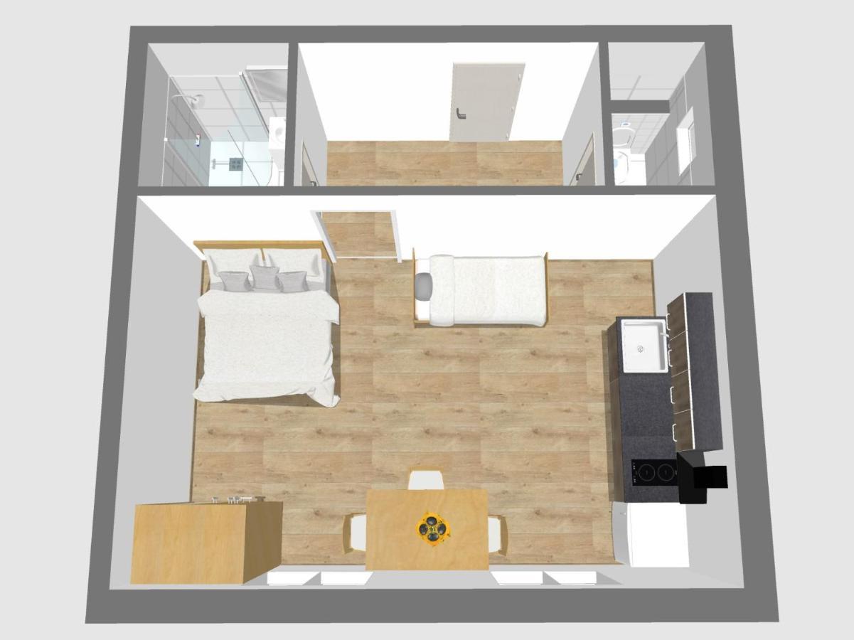 Apartmany Vlevo&Dole โรกีนีซ นัด ยีเซอโร ภายนอก รูปภาพ